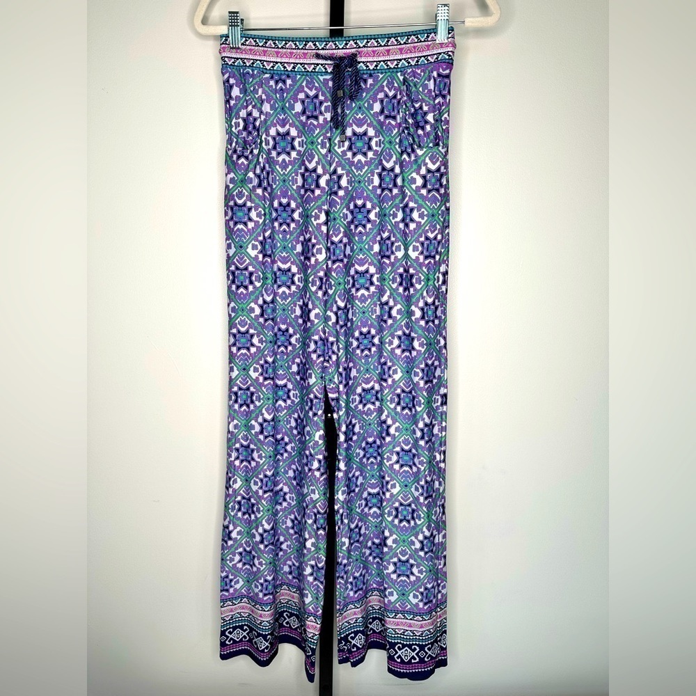 Nanette Lepore Women Mallorca Beach Pant in Emerald - Wide Leg
